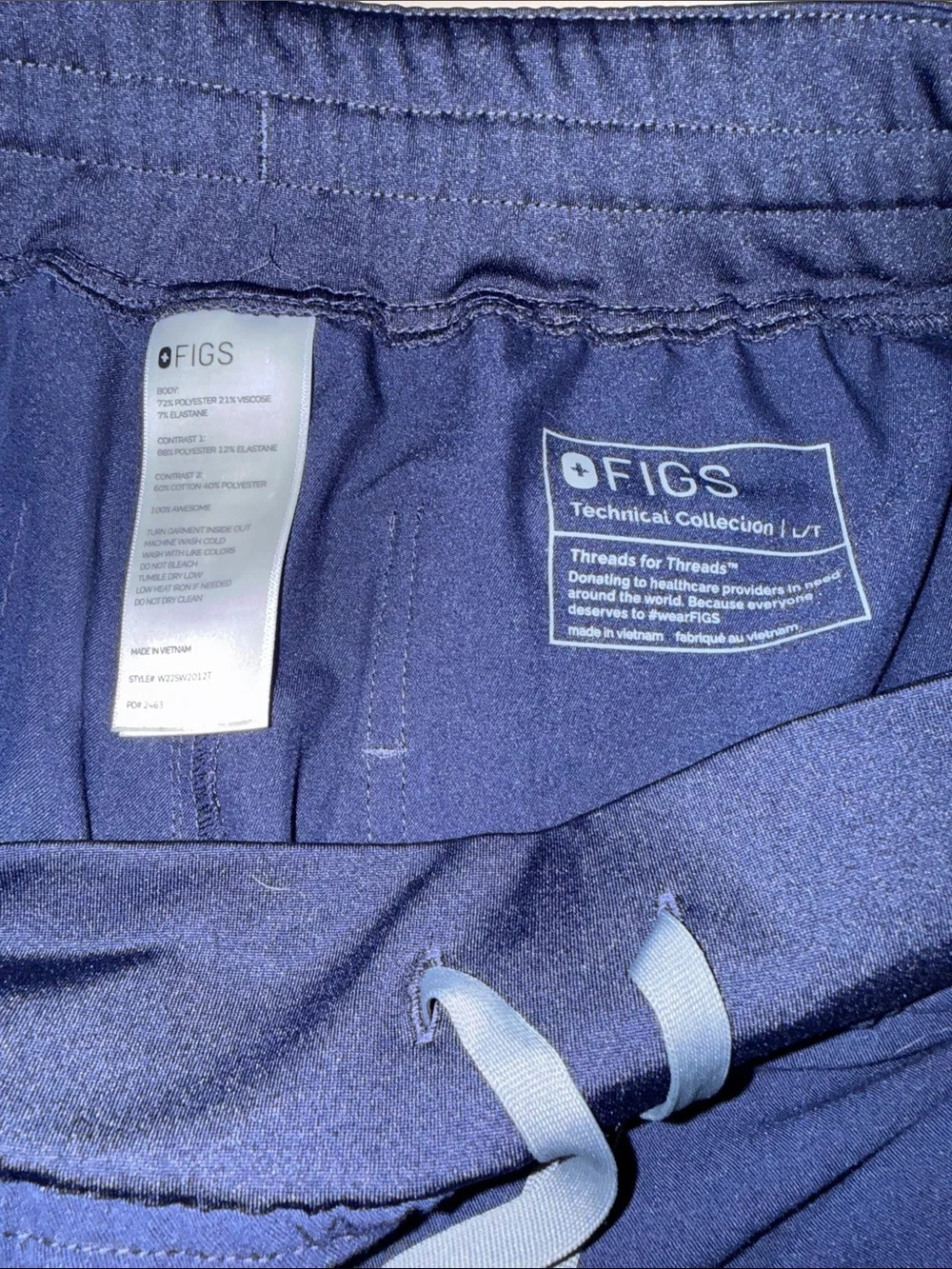 Figs Women’s Navy Blue Jogger Scrub Panta